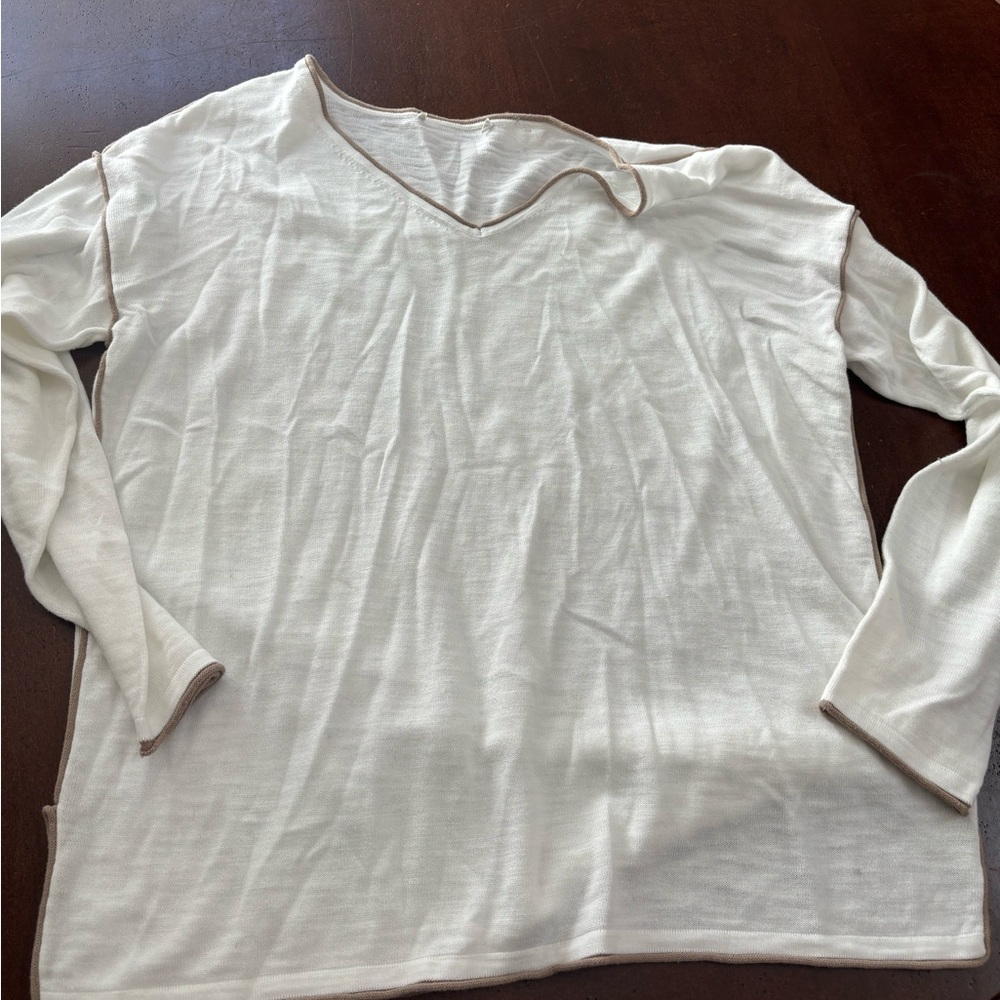 Boutique white sweater